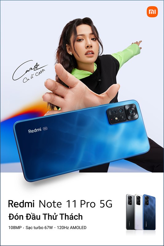 Redmi Note 11 Pro và Note 11 Pro 5G ra mắt tại Việt Nam, cấu hình mạnh