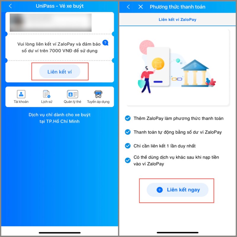 Cách thanh toán vé xe buýt qua ZaloPay