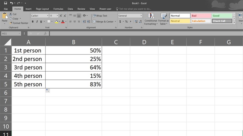 Cách tạo thanh tiến độ trong Excel