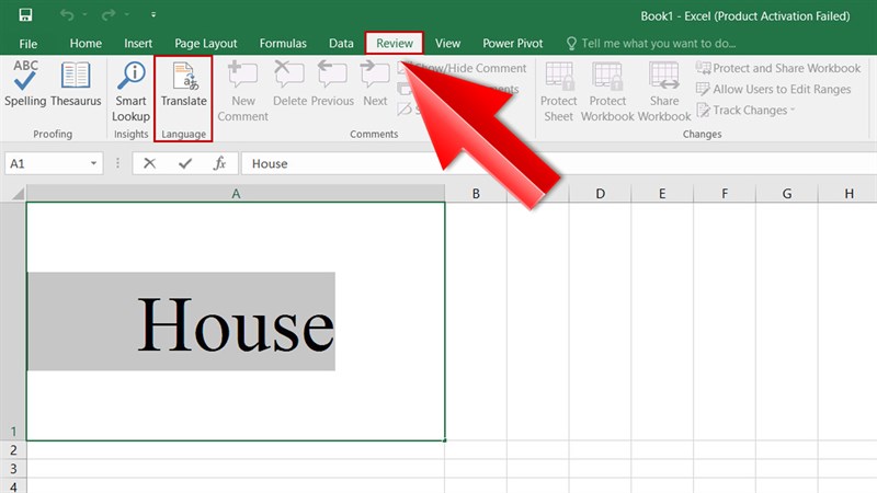 Hướng dẫn cách dịch nội dung sang ngôn ngữ mới trong Excel
