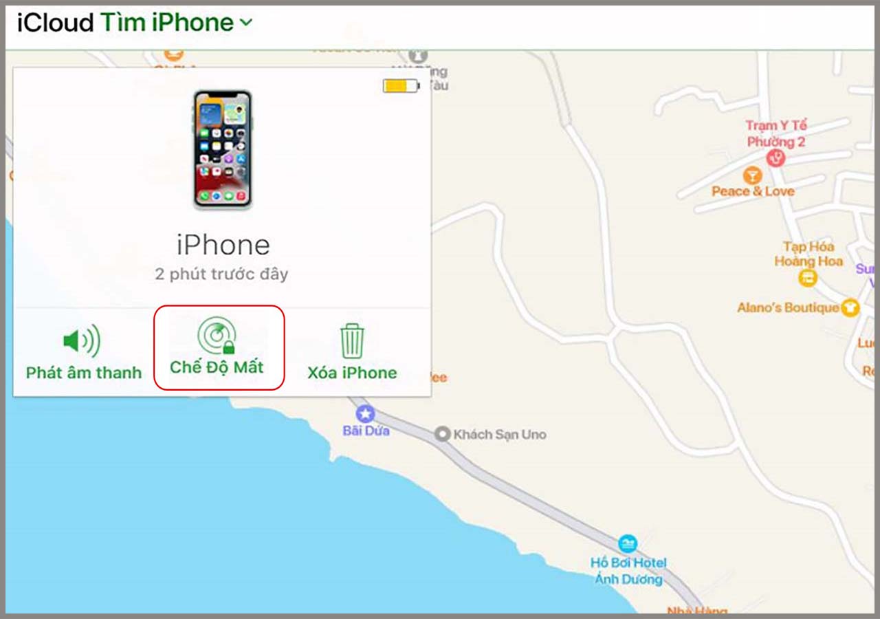 Cách tìm iPhone bị mất