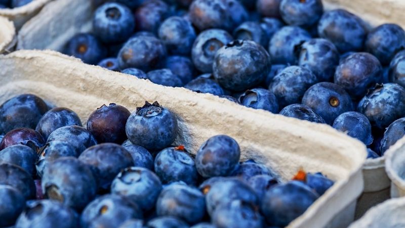 Blueberries are small in size, making it difficult to clean dirt