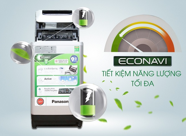 Find out what is the Enconavi sensor on the washing machine and how does it work?