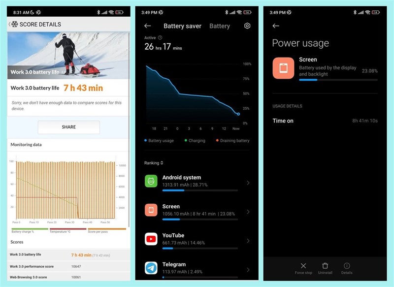 Redmi Note 11 Pro 5G sử dụng tối đa hơn 26 giờ