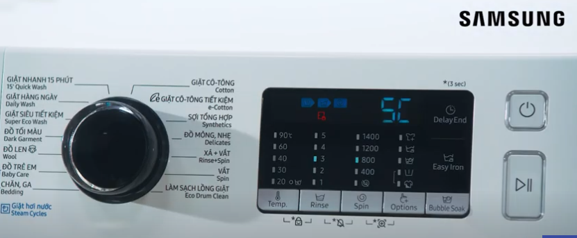 What is error 5C Samsung washing machine? Causes and effective remedies