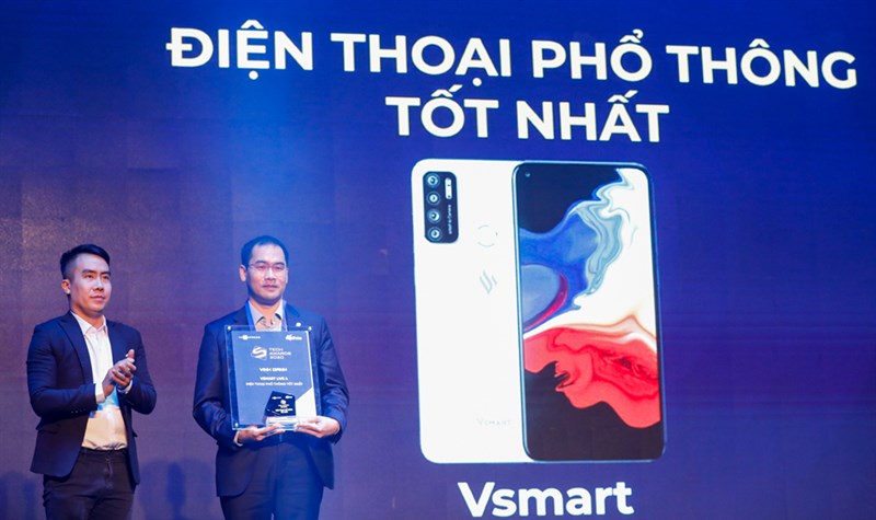 Vsmart được trao giải Điện thoại phổ thông tốt nhất tại Tech Awards 2020