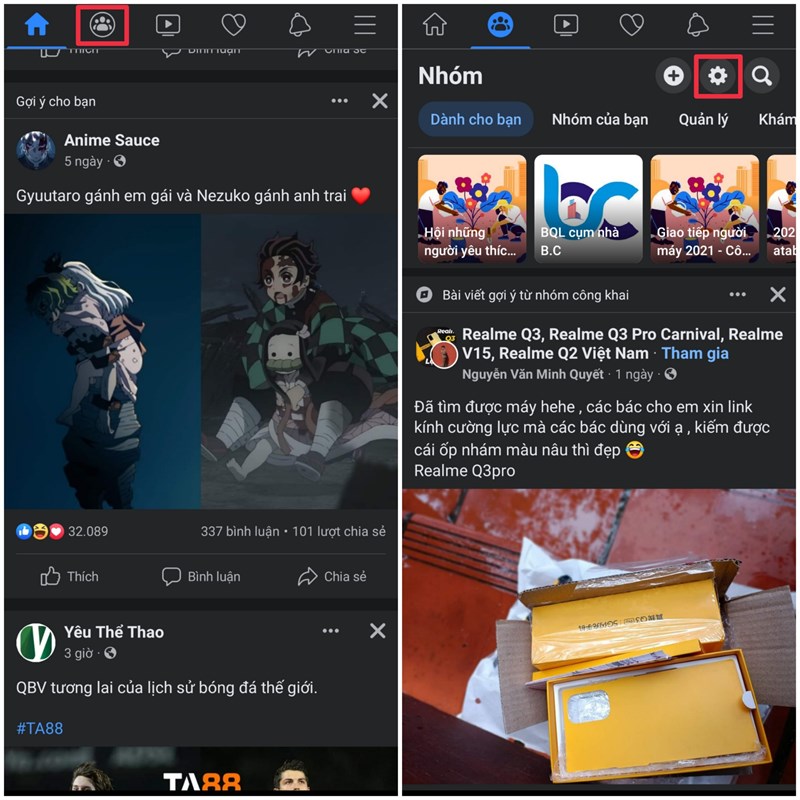 Cách ghim những nhóm quan trọng trên Facebook