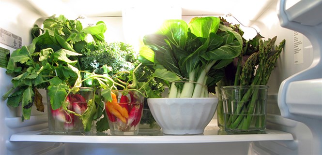 Vì sao khi để rau tươi trong tủ lạnh quá lâu, rau lại bị nát?