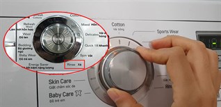 Rinse trong máy giặt là gì? Chức năng và cách dùng hiệu quả