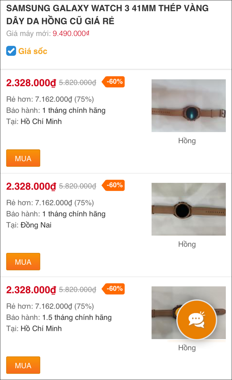 Galaxy Watch 3 41mm thép vàng dây da hồng cũ Galaxy Watch 3 41mm thép vàng dây da hồng cũ