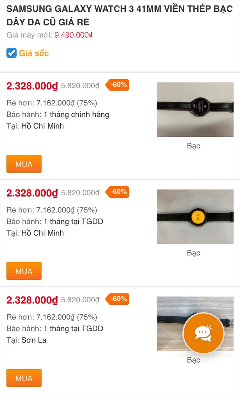 Galaxy Watch 3 41mm viền thép bạc dây da cũ Galaxy Watch 3 41mm viền thép bạc dây da cũ