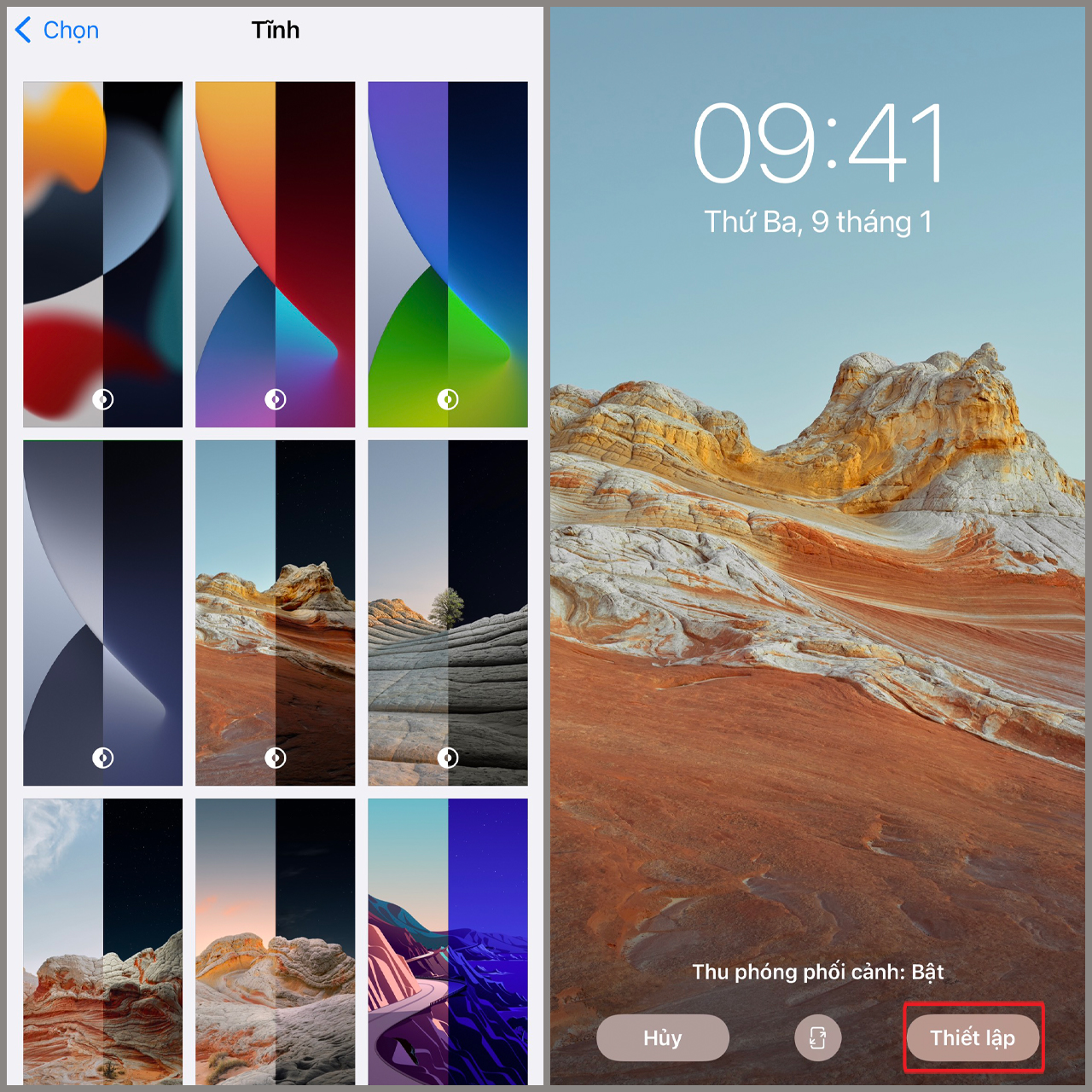 Cách đặt ảnh nền iPhone và màn hình khóa cực kỳ đơn giản, bạn thử chưa