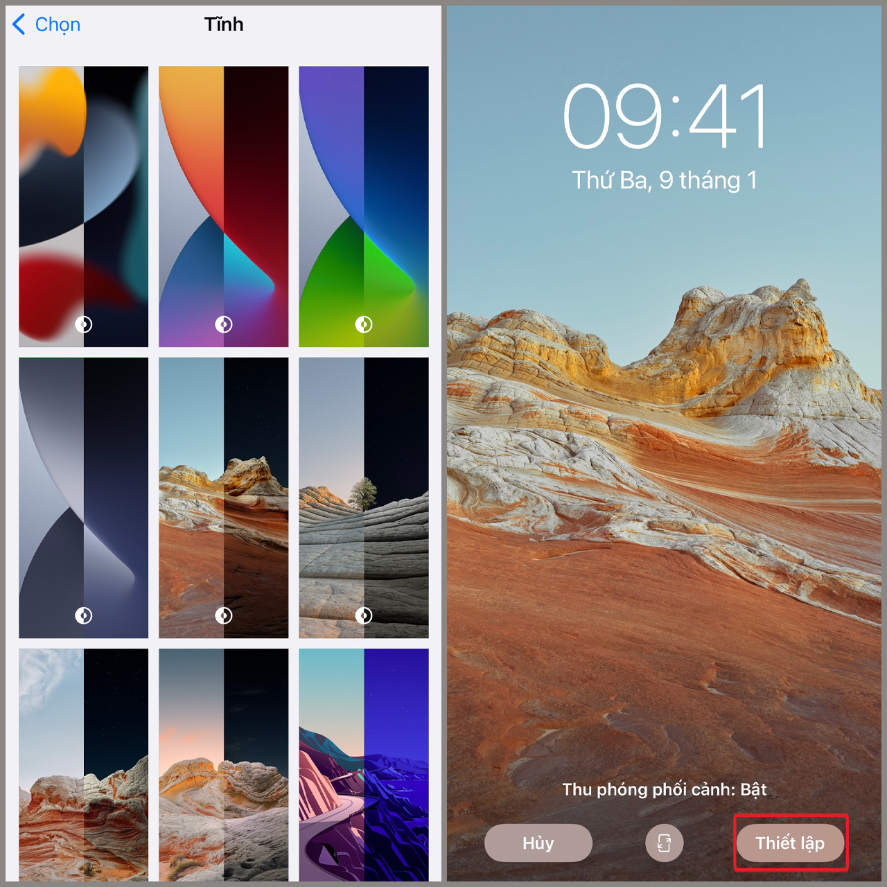 Cách đặt hình nền iPhone và màn hình khóa cực đơn giản, bạn thử chưa