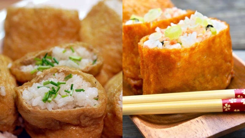Use tofu skin for wrapping kimbap