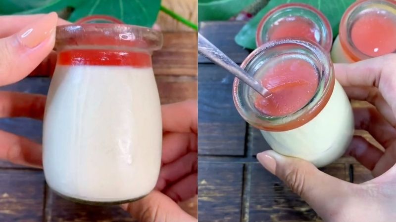 How to make panna cotta from marshmallows is very simple, delicious as in the store