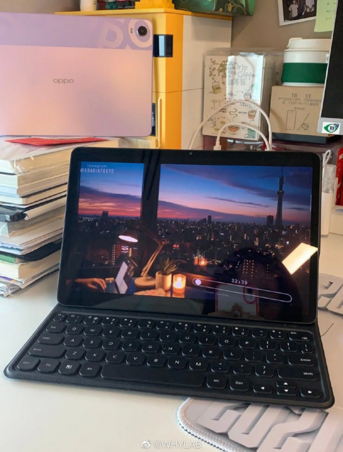 OPPO Pad lộ thiết kế trong hình ảnh thực tế