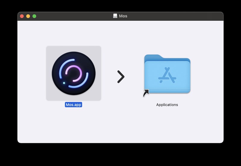 Chuyển mos vào mục ứng dụng
