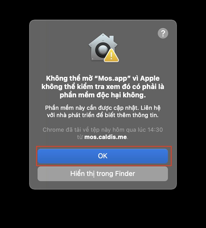 Mos bị apple chặn