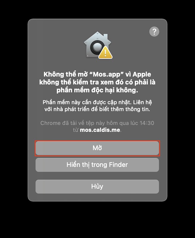 Chọn vẫn mở mos