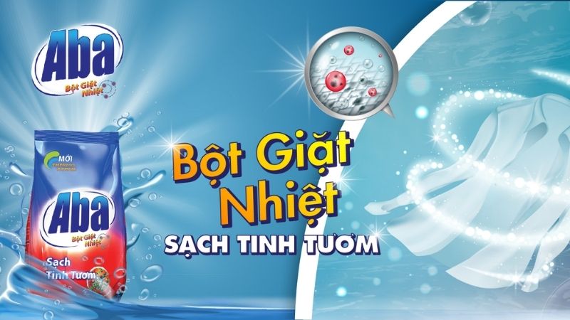 Aba được khách hàng tin dùng với sản phẩm bột giặt nhiệt