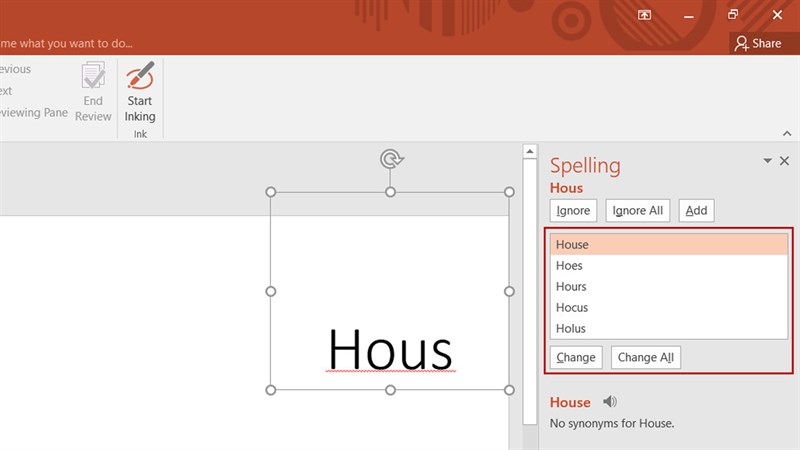 Hướng dẫn cách kiểm tra lỗi chính tả trong PowerPoint
