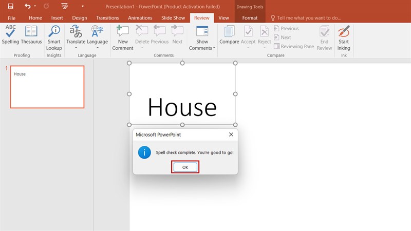 Hướng dẫn cách kiểm tra lỗi chính tả trong PowerPoint
