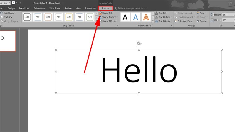 Cách tạo hiệu ứng gradient cho văn bản trong PowerPoint