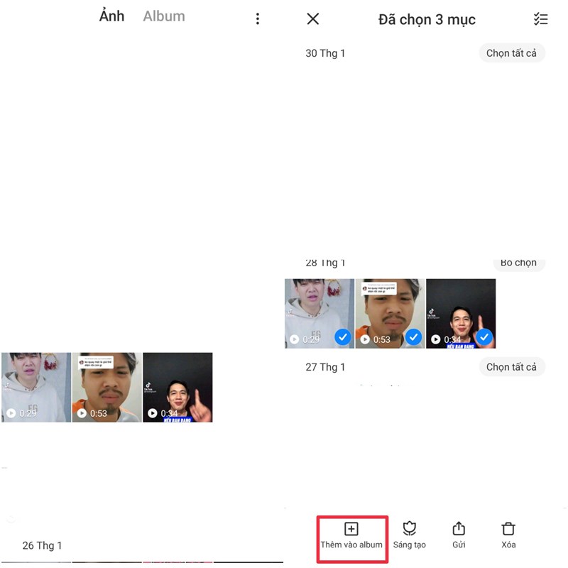 Cách tạo album cá nhân trên MIUI 12
