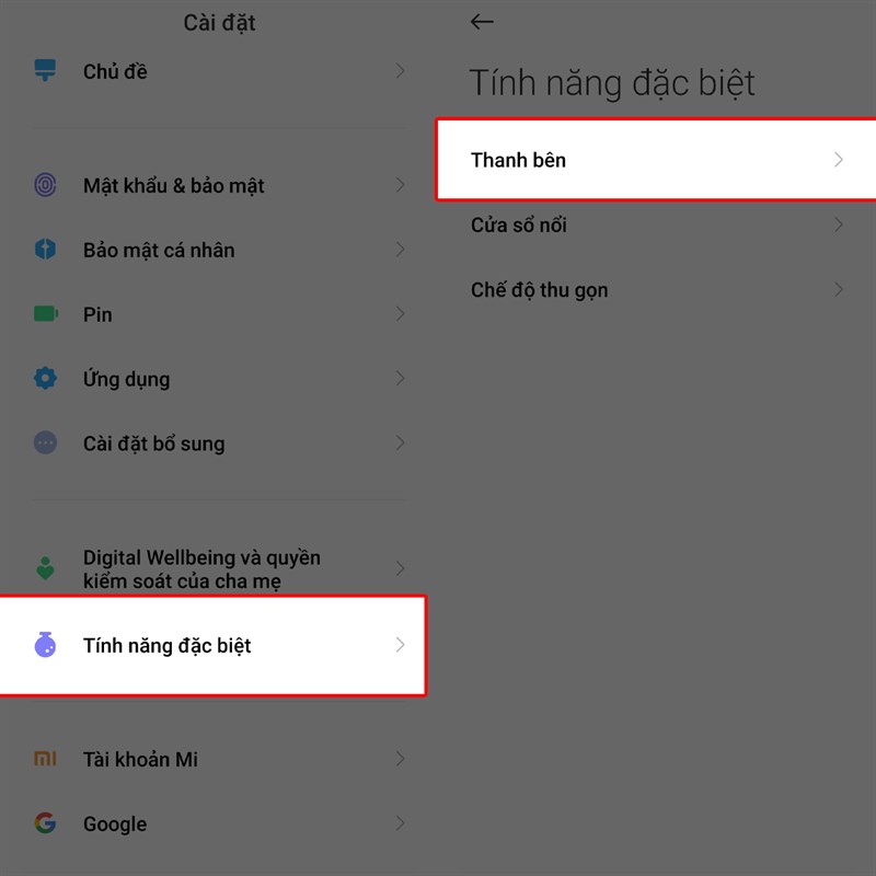 Thanh bên Thanh bên