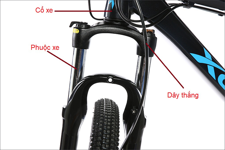 Phuộc xe đạp giúp chịu tải và giảm xung động lên xe