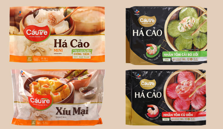 Review xíu mại há cảo Cầu Tre chuẩn vị 