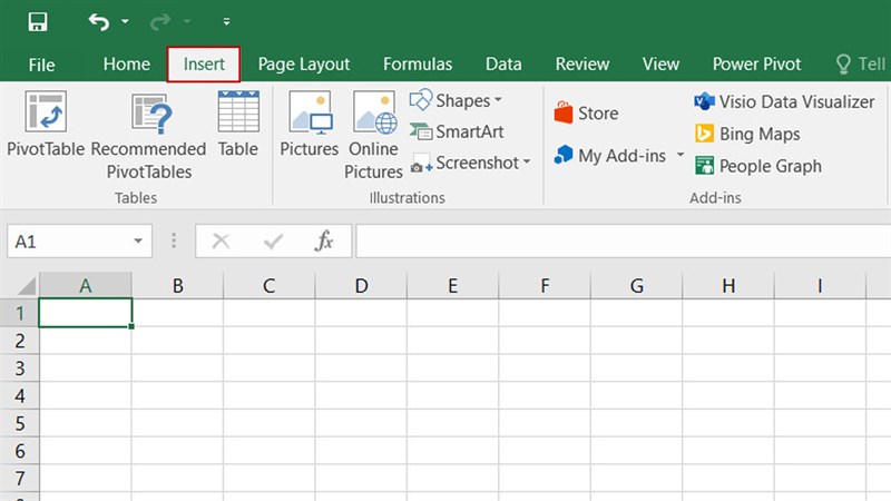 Cách chèn kiểu chữ WordArt trong Excel