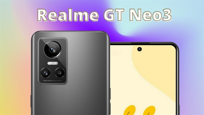 Realme GT Neo3 lộ thêm hình ảnh render và thông số kỹ thuật mới