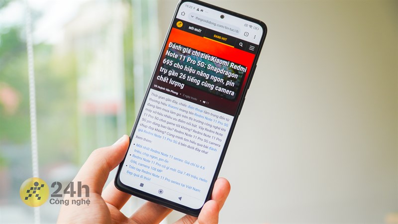 Redmi Note 11 Pro 4G đạt được mức ổn định tốt, mang đến trải nghiệm mượt mà khi sử dụng. Redmi Note 11 Pro 4G đạt được mức ổn định tốt, mang đến trải nghiệm mượt mà khi sử dụng.