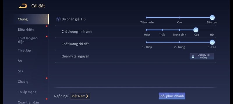 Thiết lập đồ họa game Liên Quân Mobile trên Redmi Note 11 Pro 4G. Thiết lập đồ họa game Liên Quân Mobile trên Redmi Note 11 Pro 4G.