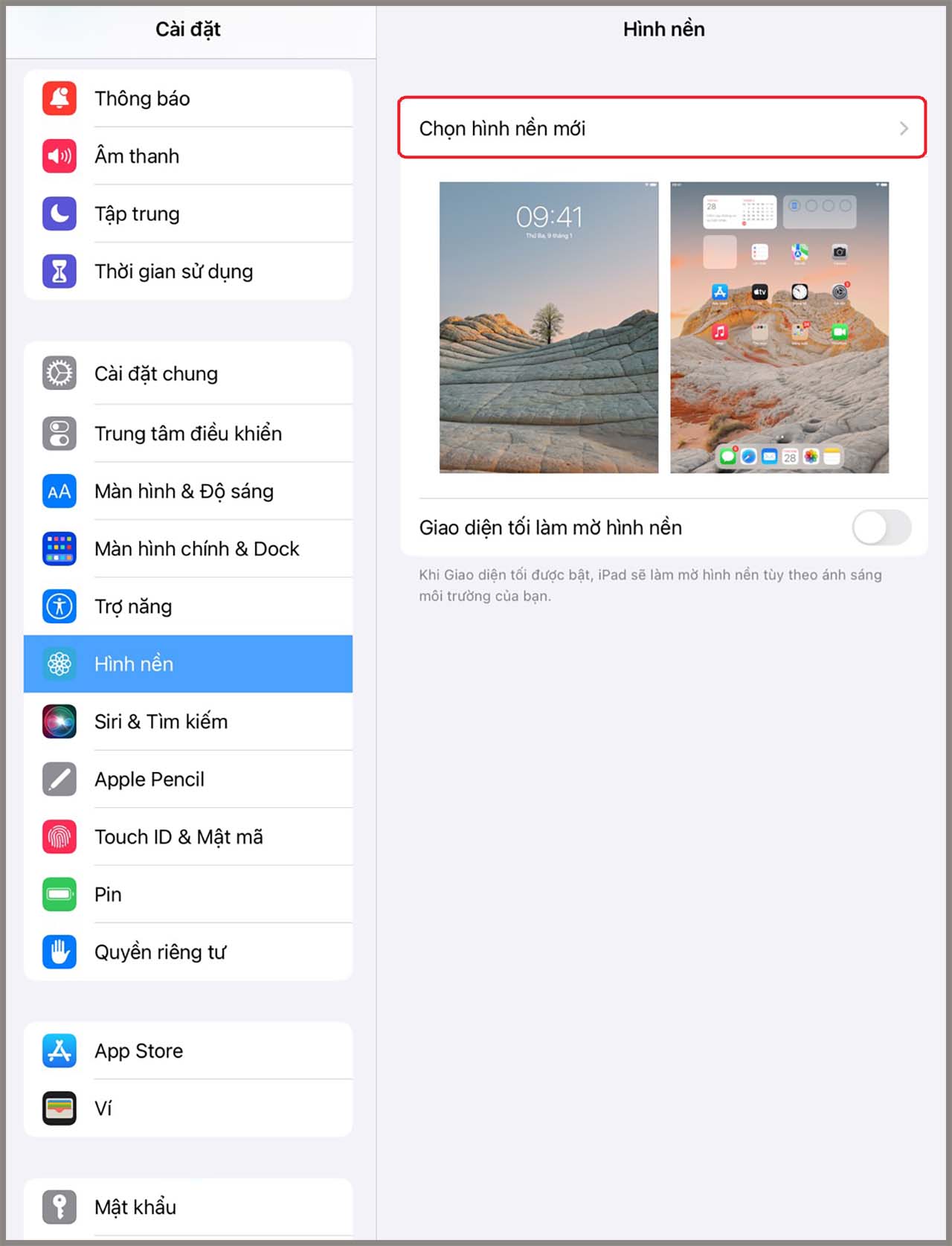 Đổi mới hình nền iPad cực sang, xịn, mịn chỉ với vài thao tác sau đây