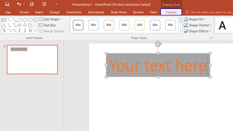 Hướng dẫn cách chèn kiểu chữ WordArt trong PowerPoint