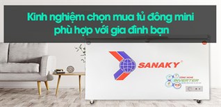 Kinh nghiệm chọn mua tủ đông mini phù hợp với gia đình bạn