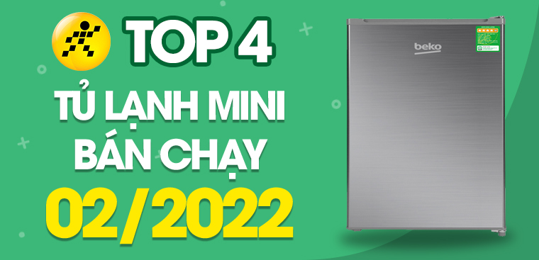Top 4 tủ lạnh mini bán chạy nhất tháng 02/2022 tại Điện máy XANH