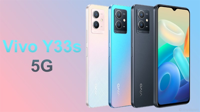 Vivo Y33s 5G ra mắt: Dùng chip Dimensity, pin 5.000mAh, chạy Android 12 mới nhất mà giá bán rất bình dân