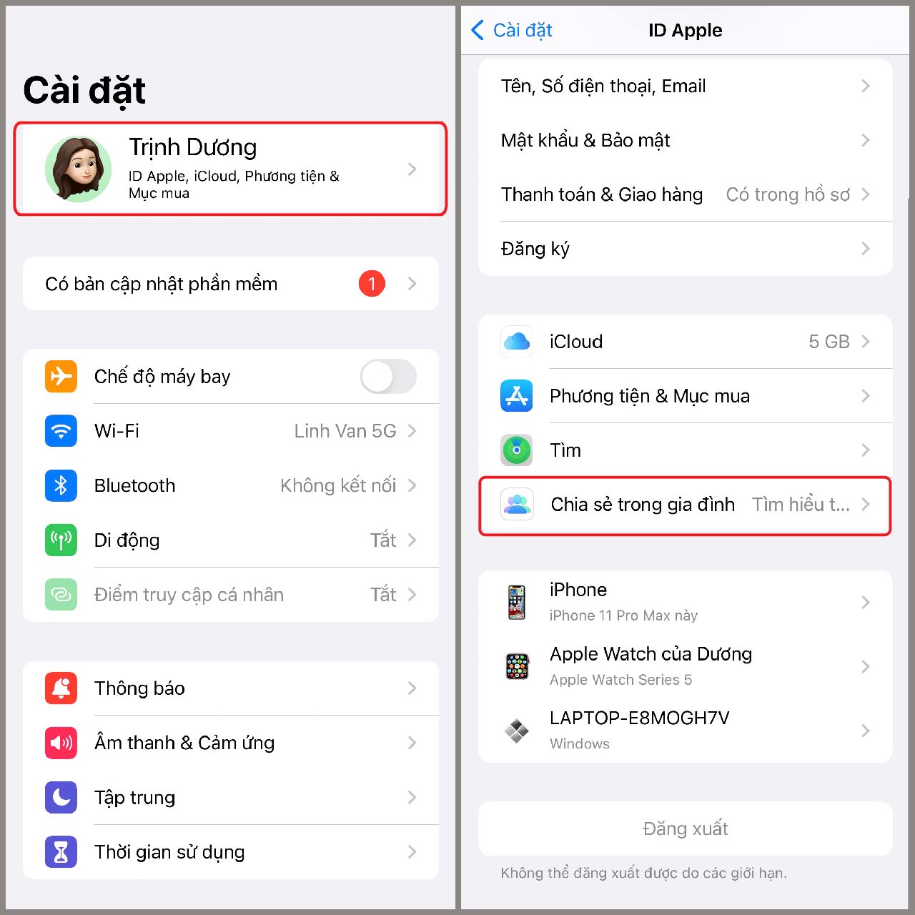 Family Sharing cho iPhone là tính năng giúp bạn và gia đình chia sẻ dữ liệu và các dịch vụ của Apple một cách dễ dàng và tiện lợi. Bạn có thể chia sẻ tài khoản iTunes, Apple Music, mua và tải ứng dụng cho các thiết bị của gia đình. Hãy cùng xem hình ảnh để biết thêm chi tiết về tính năng Family Sharing cho iPhone nhé!