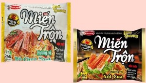 Review 2 hương vị miến trộn ăn liền Phú Hương sợi dai ngon, xốt đậm đà