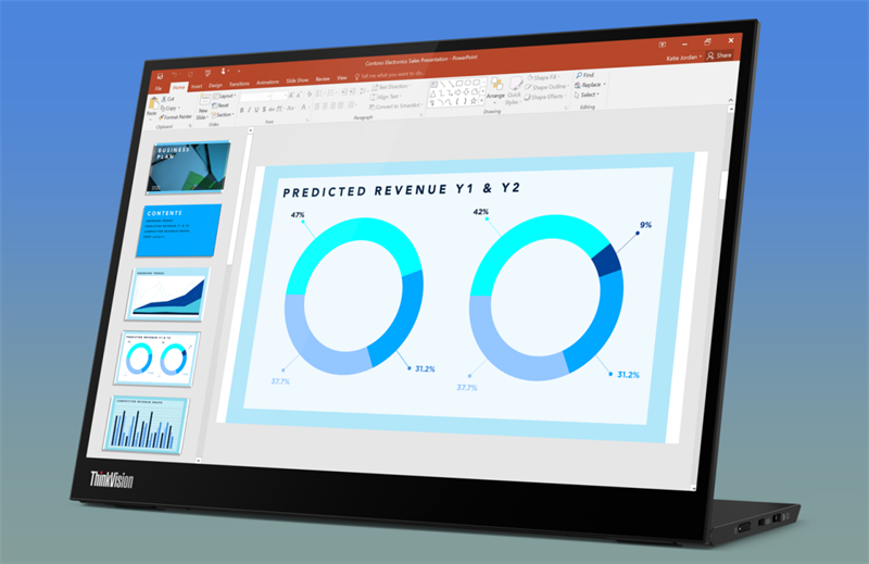 Màn hình Lenovo ThinkVision M14d không hỗ trợ cảm ứng