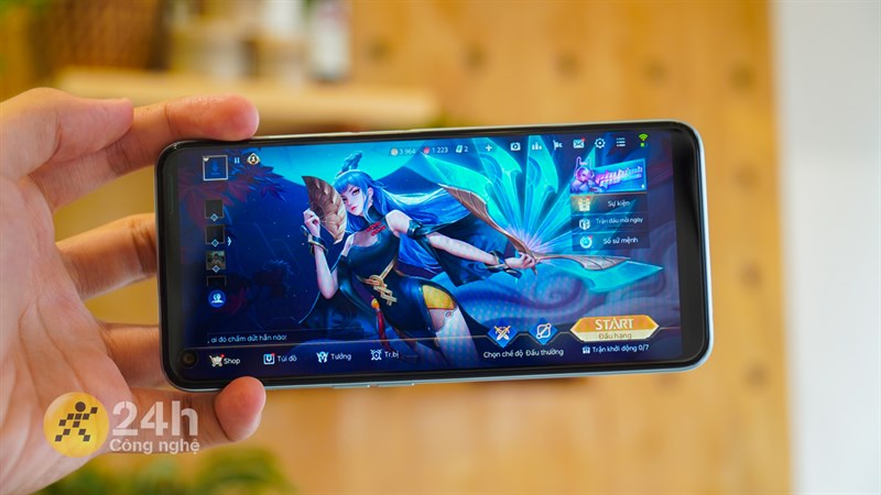 Với viên pin 5.000 mAh thì OPPO A76 có mang đến thời gian chơi game ấn tượng