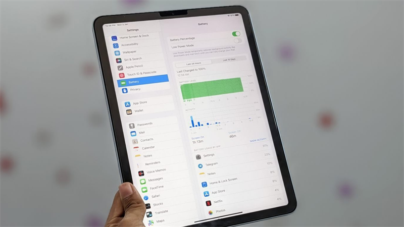 Pin iPad cũ có thể bị chai sau một khoảng thời gian sử dụng
