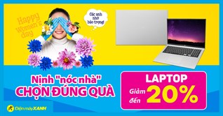 Laptop đón hè giảm hết cỡ đến 20%, mua ngay vi vu trải nghiệm!