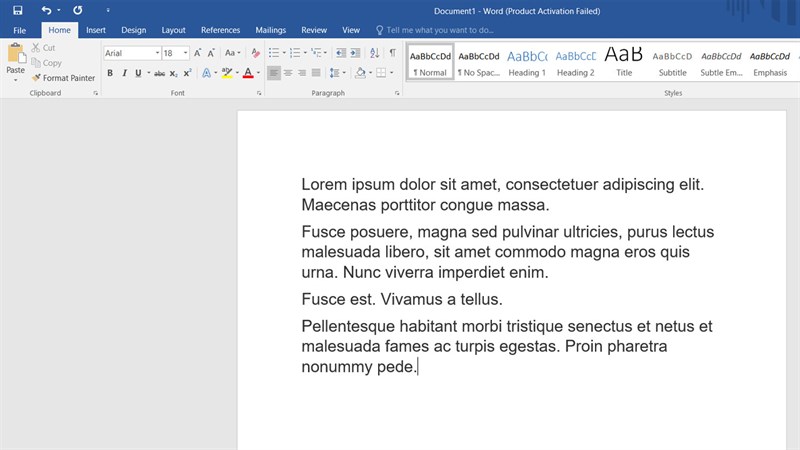 Cách tạo một đoạn văn bản ngẫu nhiên trong Word