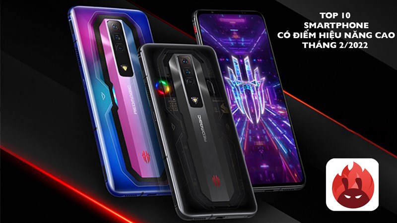 Top 10 smartphone có điểm hiệu năng cao trên AnTuTu Top 10 smartphone có điểm hiệu năng cao trên AnTuTu