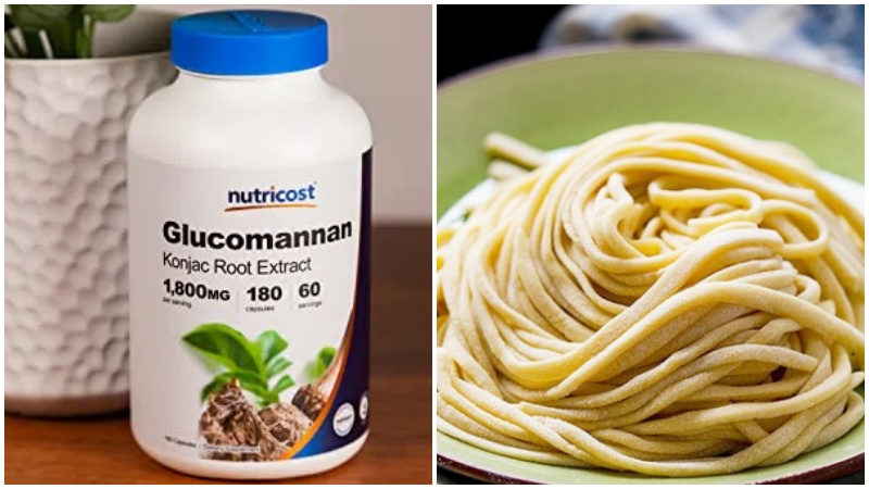 Các loại thực phẩm có chứa glucomannan