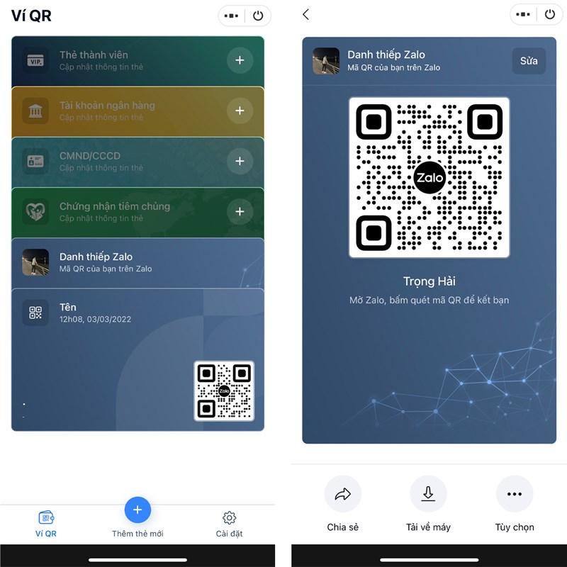 Cách sử dụng ví QR mới để lưu trữ giấy tờ quan trọng